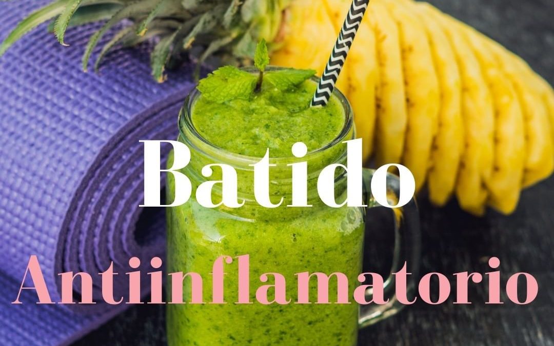 Batido antiinflamatorio de piña y perejil